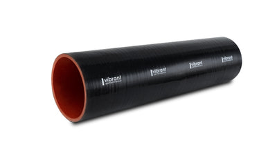 Straight Hose Coupler - Gloss Black<br>2.375in. I.D. x 12.00in. Long