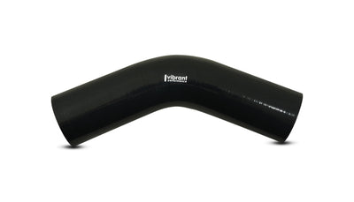 45 Degree Elbow - Black<br>3.50in. I.D. x 4.00in. Leg Length