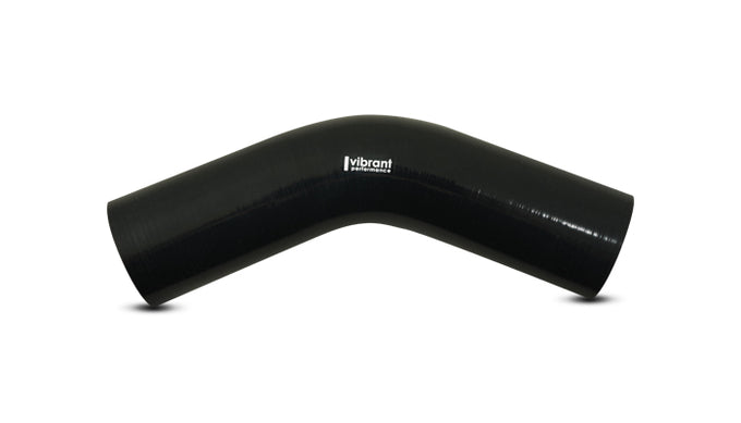 45 Degree Elbow - Black<br>3.50in. I.D. x 4.00in. Leg Length