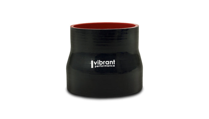 Reducer Coupler - Black<br>2.25in. I.D. x 2.50in. I.D. x 3.00in. Long