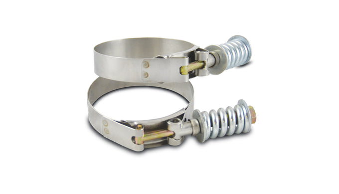Spring Loaded T-Bolt Clamps 2-Pack<br>Clamp Range 4.78in.-5.08in.