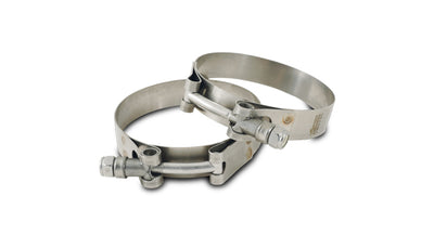 Stainless Steel T-Bolt Clamps 2-Pack<br>Clamp Range 1.73in.-1.95in.
