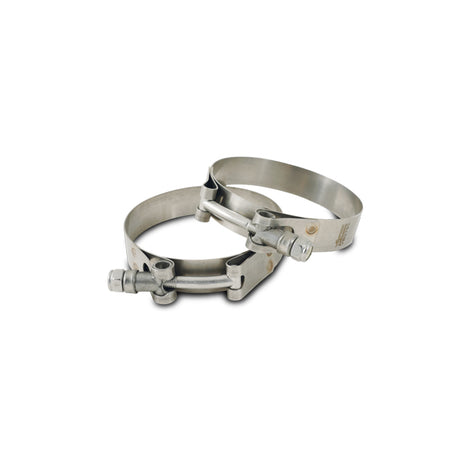 Stainless Steel T-Bolt Clamps 2-Pack<br>Clamp Range 2.28in.-2.51in.