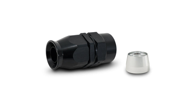 Straight High Flow Hose End Fitting<br>for PTFE Lined Flex Hose -12AN