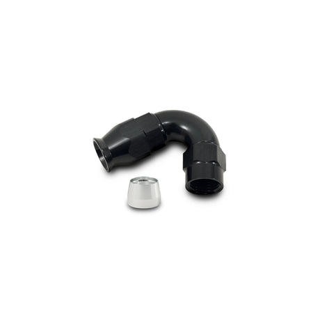 120 Degree High Flow Hose End Fitting<br>for PTFE Lined Hose -8AN