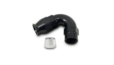 120 Degree High Flow Hose End Fitting<br>for PTFE Lined Hose -8AN