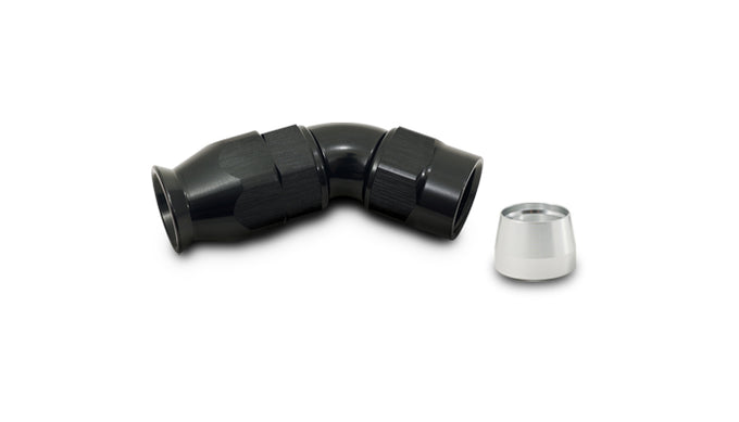 45 Degree High Flow Hose End Fitting<br>for PTFE Lined Hose -10AN