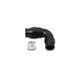 90 Degree High Flow Hose End Fitting<br>for PTFE Lined Hose -10AN