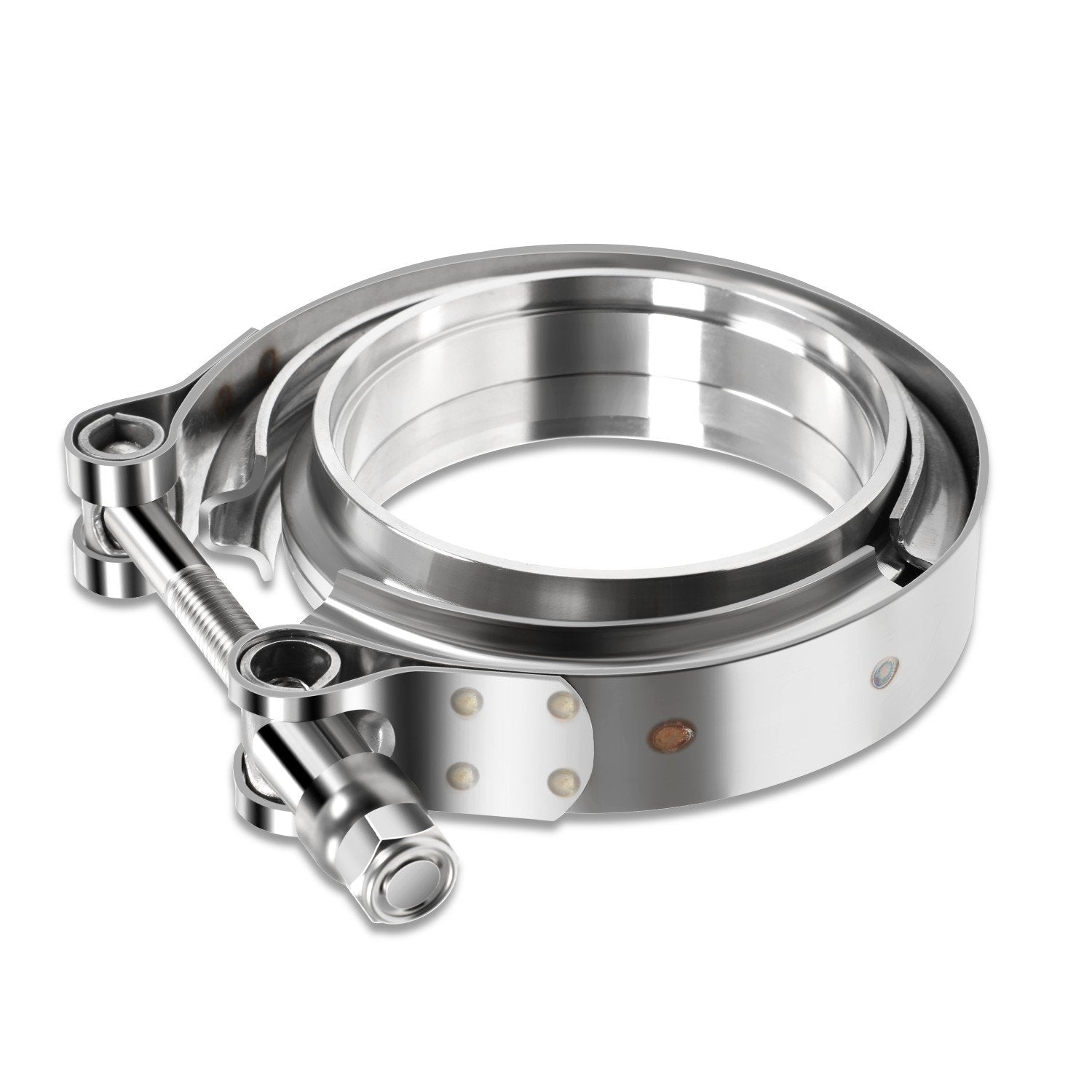 3in. Exhaust Pipe V-Band Clamp+Male/Female Flange <br>Universal
