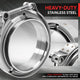 4in. Exhaust Pipe V-Band Clamp+Male/Female Flange <br>Universal