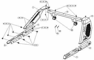 Vigor Roll Bar <br>19-23 Ford Ranger