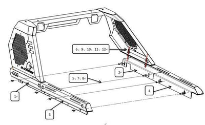 Vigor Roll Bar <br>19-23 Ford Ranger