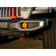 SAE Combo Amber Plug N Play Fog Light Kit (1pc Bumper Kit) <br>18-24 Jeep Wrangler, 20-24 Gladiator