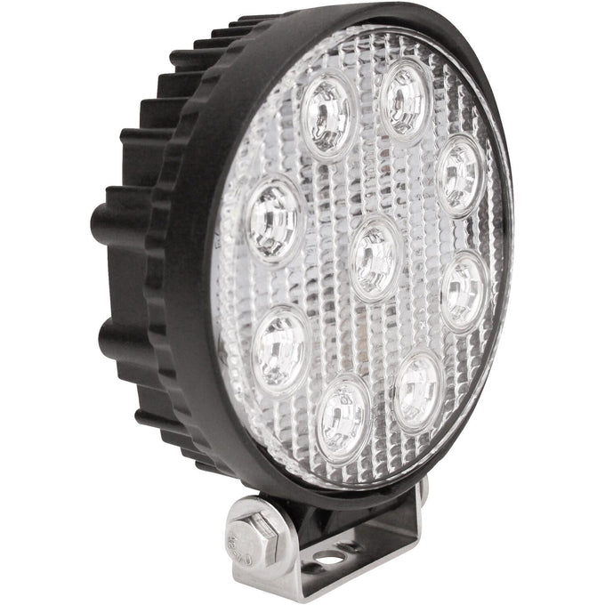 Round LED Work Utility Light w/3W Epistar <br> Universal Fit