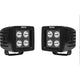 LED Auxiliary Light 3.2in x 3.0in Spot w/5W Cree <br> Universal Fit