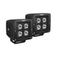 LED Auxiliary Lights 3in x 3in cube 20w Flood <br> Universal Fit