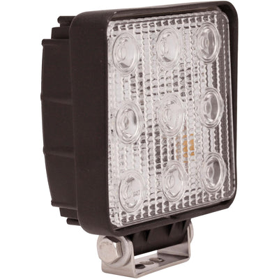 Square LED Work Utility Light w/3W Epistar <br> Universal Fit
