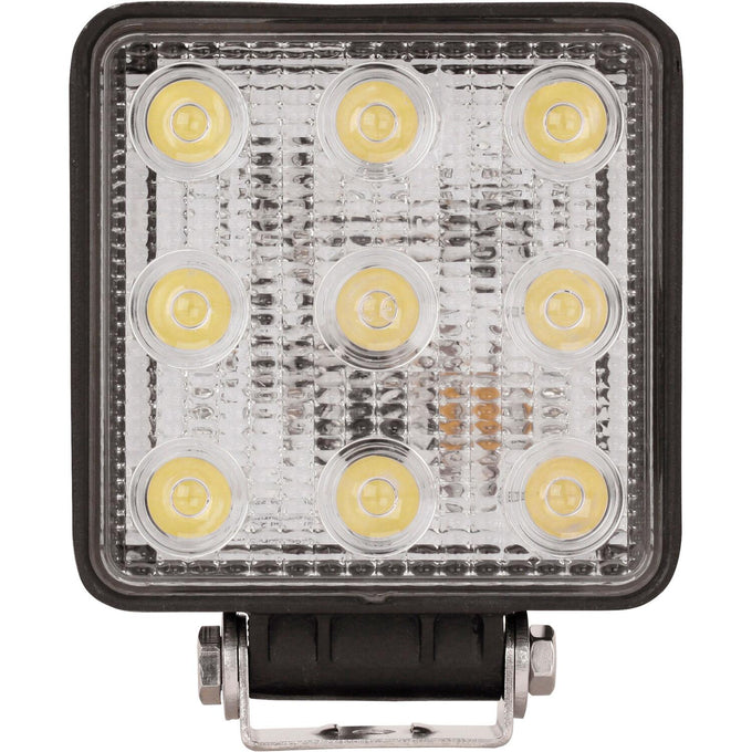 Square LED Work Utility Light w/3W Epistar <br> Universal Fit