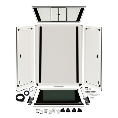EXP Truck Cap With Sliding Front Glass <br> 2020-2025 Ram 2500 3500