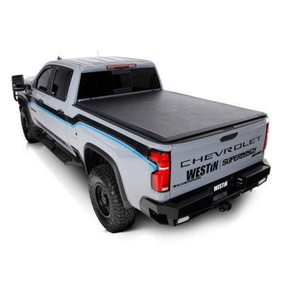 Soft Roll-Up Tonneau Cover <br> 20-26 Chevy Silverado GMC Sierra 2500 3500 HD
