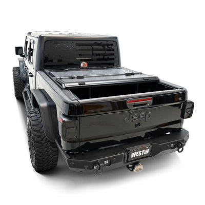 Hard Tri-Fold Tonneau Cover <br> 2020-2025 Jeep Gladiator