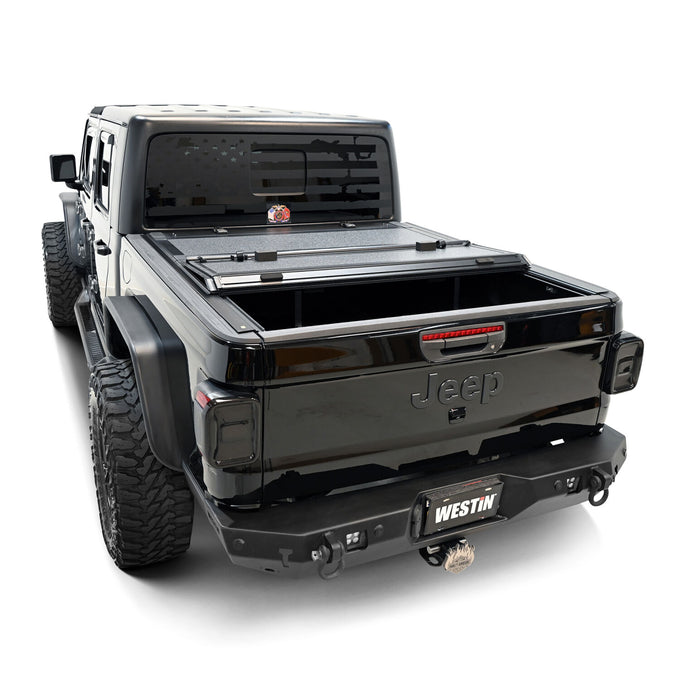 Hard Tri-Fold Tonneau Cover <br> 2020-2025 Jeep Gladiator
