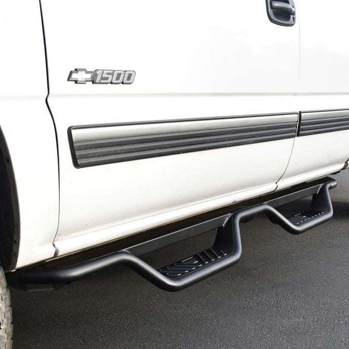 Outlaw Drop Nerf Step Bars <br> 99-18 Chevy Silverado GMC Sierra 1500-3500 HD