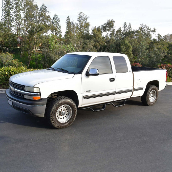 Outlaw Drop Nerf Step Bars <br> 99-18 Chevy Silverado GMC Sierra 1500-3500 HD