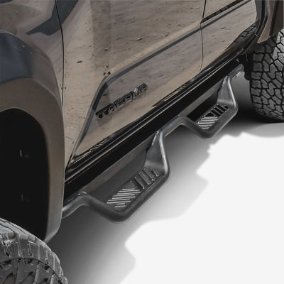 Outlaw Drop Nerf Step Bars <br> 2024-2026 Toyota Tacoma