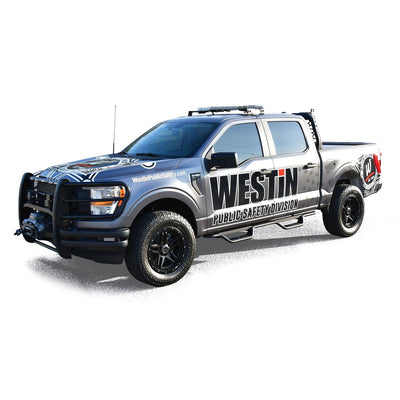 Outlaw Drop Nerf Step Bars <br> 15-26 Ford F-150 F-250 F-350 F-450 F-550 F-600 Super Duty