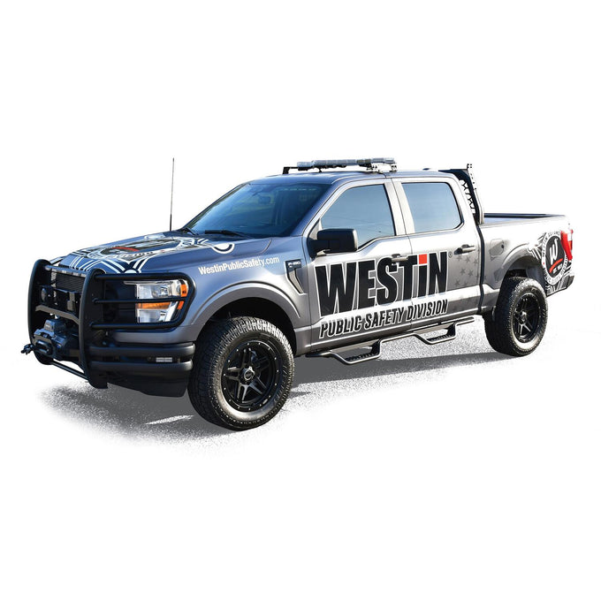 Outlaw Drop Nerf Step Bars <br> 15-26 Ford F-150 F-250 F-350 F-450 F-550 F-600 Super Duty