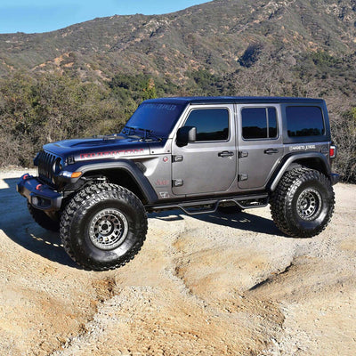 Outlaw Drop Nerf Step Bars <br> 2018-2026 Jeep Wrangler