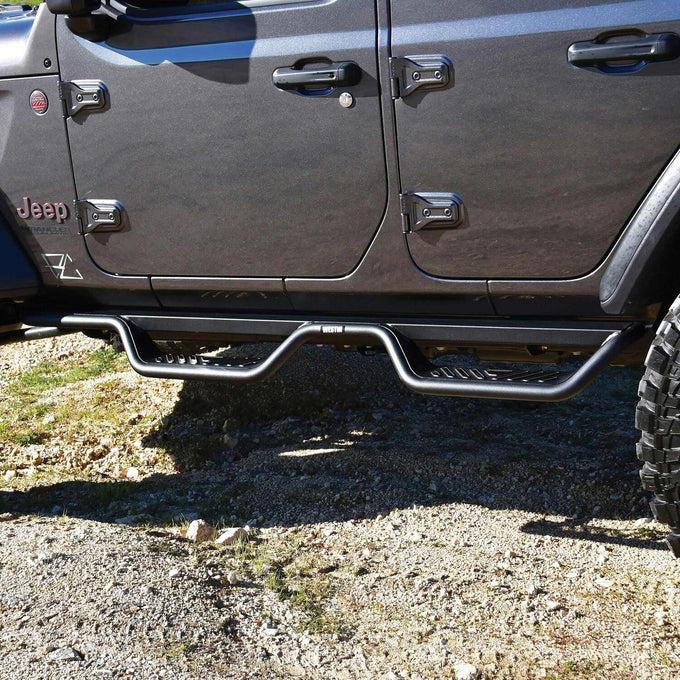 Outlaw Drop Nerf Step Bars <br> 2018-2026 Jeep Wrangler