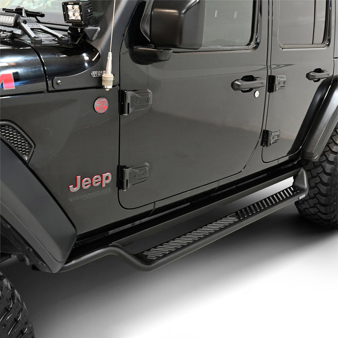 Outlaw Drop Running Boards <br> 2018-2026 Jeep Wrangler