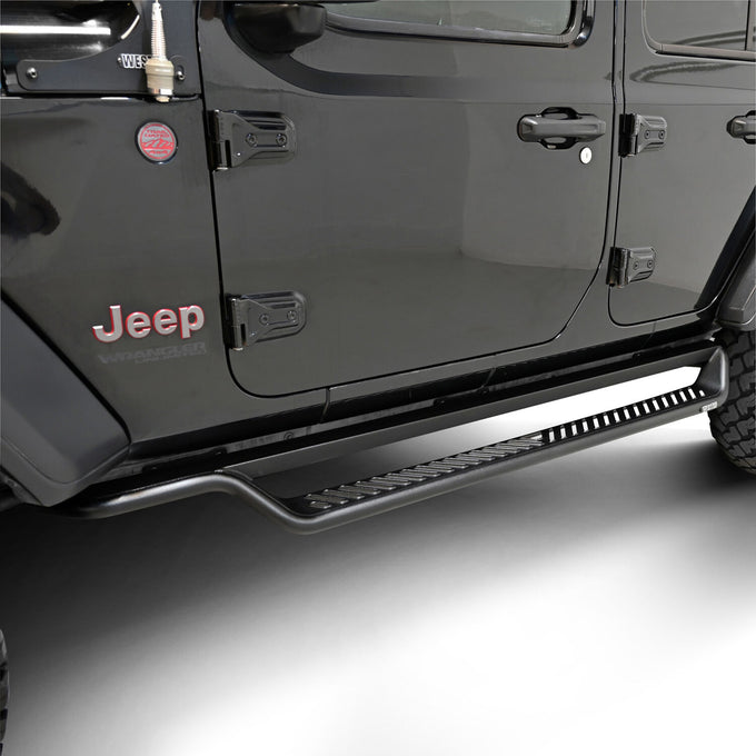 Outlaw Drop Running Boards <br> 2018-2026 Jeep Wrangler
