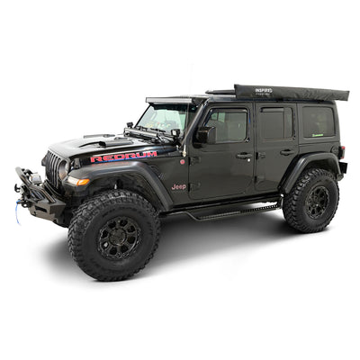 Outlaw Drop Running Boards <br> 2018-2026 Jeep Wrangler