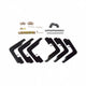 PRO TRAXX 4 Oval Nerf Step Bars <br> 07-14 Chevy Silverado GMC Sierra 1500-3500 HD