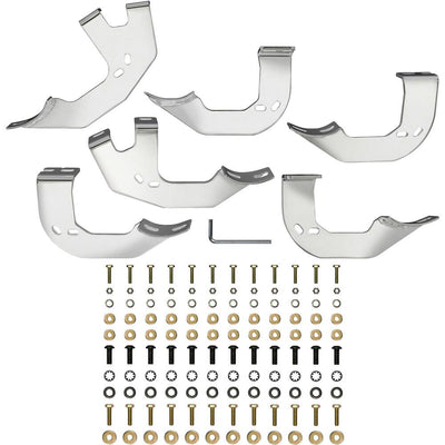 PRO TRAXX 4 Oval Nerf Step Bars <br> 2005-2023 Toyota Tacoma
