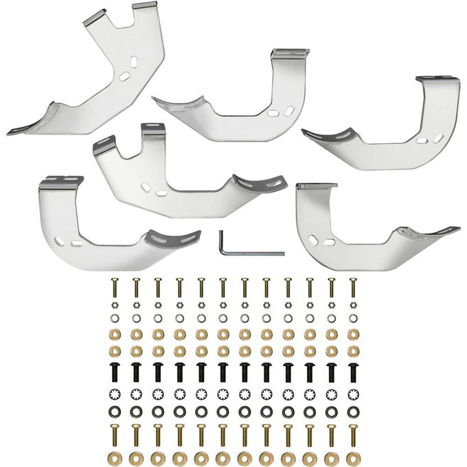 PRO TRAXX 4 Oval Nerf Step Bars <br> 2005-2023 Toyota Tacoma