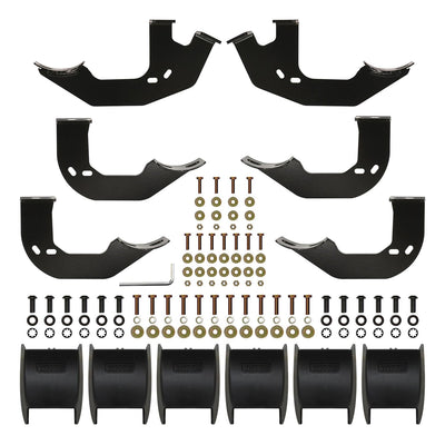 PRO TRAXX 4 Oval Nerf Step Bars <br> 2005-2023 Toyota Tacoma