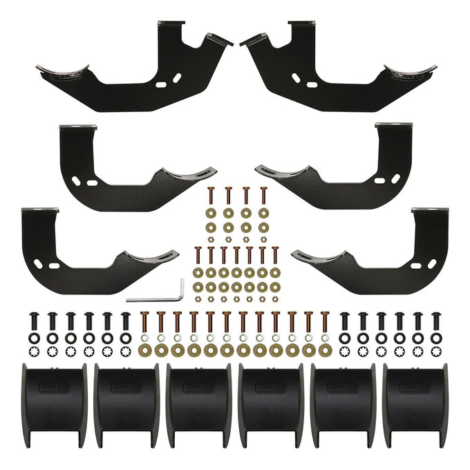 PRO TRAXX 4 Oval Nerf Step Bars <br> 2005-2023 Toyota Tacoma