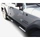PRO TRAXX 4 Oval Nerf Step Bars <br> 2007-2018 Jeep Wrangler JK