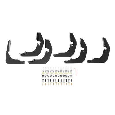 PRO TRAXX 4 Oval Nerf Step Bars <br> 2007-2018 Jeep Wrangler JK