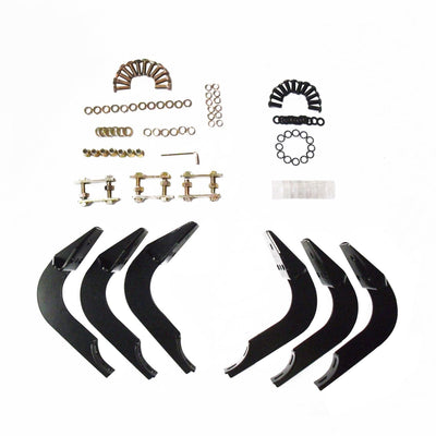PRO TRAXX 4 Oval Nerf Step Bars <br> 09-24 Dodge Ram 1500 2500 3500