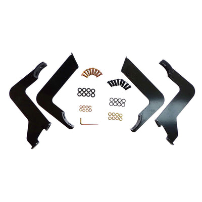 PRO TRAXX 4 Oval Nerf Step Bars <br> 2010-2024 Toyota 4Runner