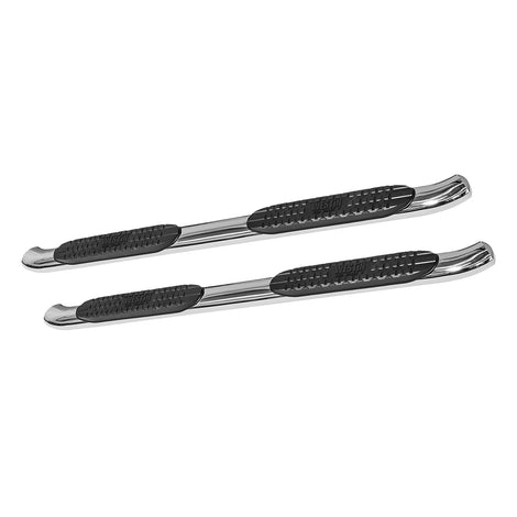 PRO TRAXX 4 Oval Nerf Step Bars <br> 14-19 Chevy Silverado GMC Sierra 1500-3500 HD