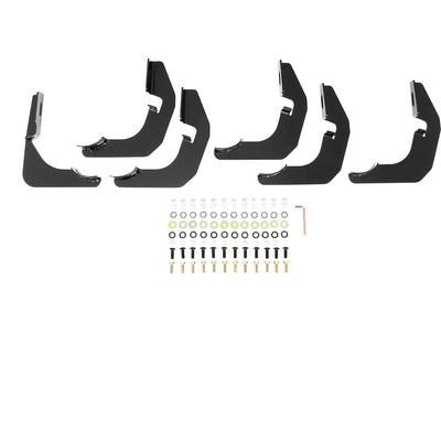 PRO TRAXX 4 Oval Nerf Step Bars <br> 14-19 Chevy Silverado GMC Sierra 1500 2500 3500