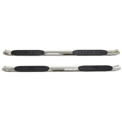 PRO TRAXX 4 Oval Nerf Step Bars <br> 14-19 Chevy Silverado GMC Sierra 1500-3500 HD