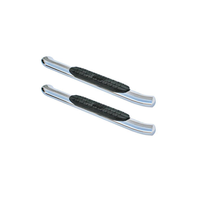 PRO TRAXX 4 Oval Nerf Step Bars <br> 14-19 Chevy Silverado GMC Sierra 1500-3500 HD