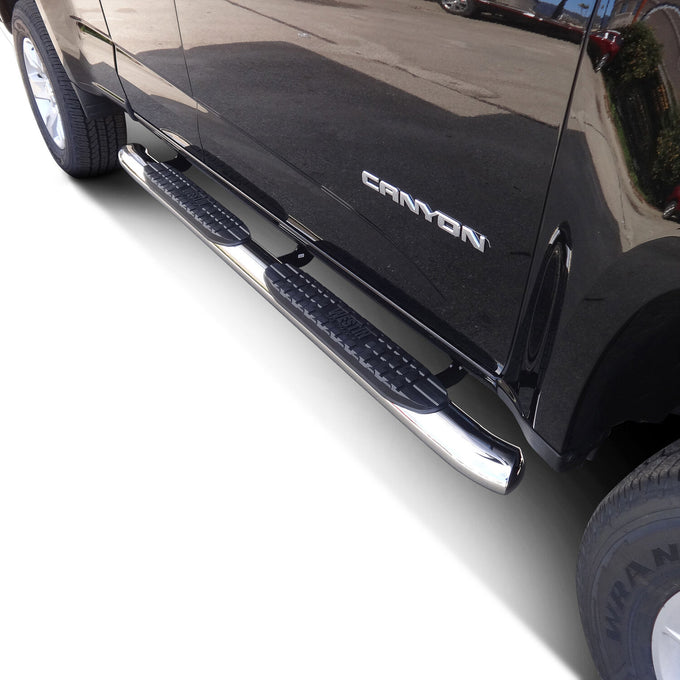 PRO TRAXX 4 Oval Nerf Step Bars <br> 2015-2022 Chevrolet Colorado GMC Canyon
